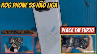 Asus Rog phone 5 em curto ap&oacute;s 2 anos de reparo na placa | Oque fazer com uma placa sem blindagens 
