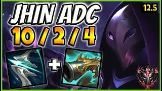 Jhin vs Ashe ADC / KR Grandmaster / Patch 12.5 / Season 12 [ 10 / 2 / 4 ]💥