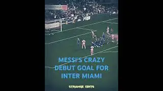 Messi&rsquo;s INSANE debut goal in the US.🇺🇸 #messi #football