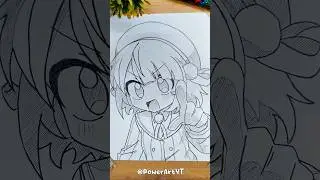 Drawing Ui Shigure 🩷✨ #イラスト #イラストメイキング #howtodraw