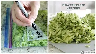 Как заморозить цуккини
