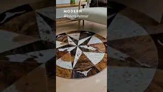 $79.99 Texas Cowhide Round Rug  #cowhiderug #Rug #westerndecor #vintagefarmhouse #dallas #rusticdeco