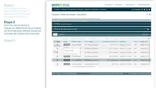 OMNIPLUS - RAPPORT DE SOLDE