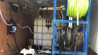 Pressure washing trailer build