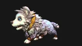 Frostwolf Pup Pet model - Warlords of Draenor alpha