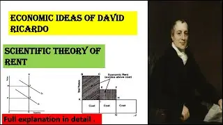 DAVID RICARDO THEORY OF RENT | DISTRIBUTION| HISTORY OF ECONOMIC THOUGHT | RENT