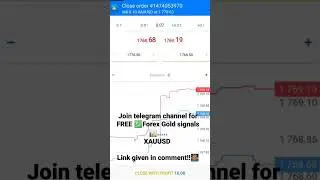 JOIN Telegram channel for FREE XAUUSD Signals #forex #forexsignals #forextrading #gold #goldsignals