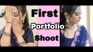First PORTFOLIO Shoot || MAKEUP practice || Ritika Jain Mua
