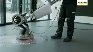 Comment utiliser la monobrosse BDS 43 Orbital C | Kärcher