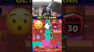 INSANE Clutch to get to RANK 30 in Brawl Stars! Nerf Brock #brawlstars