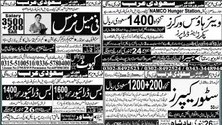 Saudi Arabia Jobs 2026 | Latest Vacancies for Pakistanis | Free Visa Jobs Update