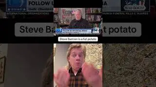 Steve Bannon is a fat potato 🥔 #duet #stevebannon #minnesota #ice #civilwar #timwalz #nationalguard