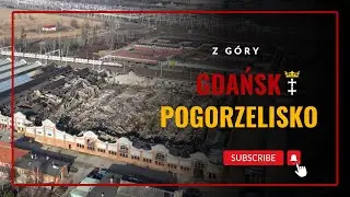 Gdańsk — pogorzelisko hali byłego ZNTK