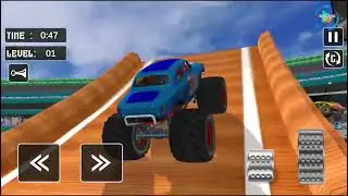 freestyle Monster Truck Mega Ramp Stunt Racing  Impossible Driver   Android GamePlay r