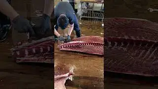 This Bluefin Tuna Cutting Is the Definition of Precision #TunaCraft #SushiMastery #OceanToTable