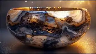 When a Woodturner Meets AI and Fluid Art: The Soul of the Wood Awakens