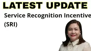 Service Recognition Incentive or SRI latest update.