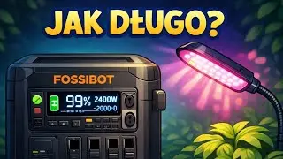 Fossibot F2400 i lampy LED do doświetlania roślin. Nietypowy test przed sezonem 🌱🔋