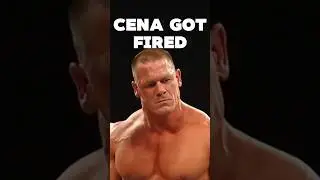 How John Cena got fired from WWE #wwe #wrestling #shorts