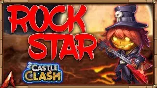 Pumpkin Duke SKIN in ACTION! ROCKER DUKE! Castle Clash