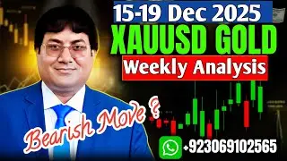 xauusd weekly analysis today hindi 15-19Dec2025 | #gold prediction nextweek oil forex forecast news