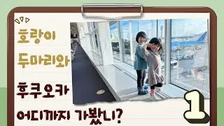 연년생 남매와 후쿠오카 여행기 쿠마모토 아소