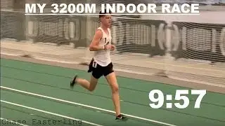 3200m Indoor Track Race!! (9:57 3200m)