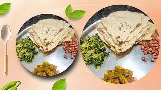 Winter special healthy thali #dinner #lunch ##food #viralvideos #healthyfood #lunch #drumsticks 