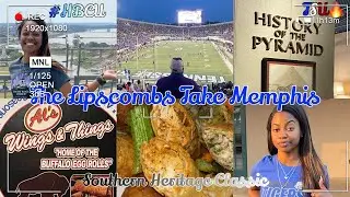 Mega Memphis Vlog🔥 Southern Heritage Classic Weekend💙