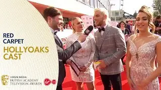 Hollyoaks Stars Kieron Richardson, Stephanie Davis & Kirsty-Leigh Porter | BAFTA TV Awards 2019