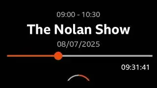 Jason from Coleraine on the Nolan show 08/07/25