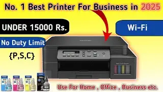 Brother DCP-T525W Printer Review 2025 in Hindi🔥 | Best Budget Ink Tank Printer for Home & Office