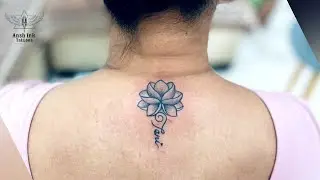 Lotus Tattoo | Mandala Lotus Tattoo for Women | Back Tattoo | Madala Tattoo | Flower Tattoo