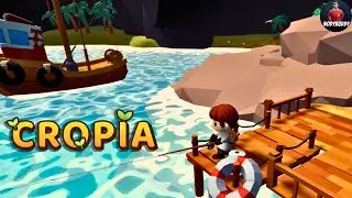 My First Day in Cropia: Exploring the Virtual Farm Life