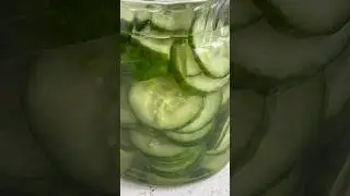 Pickled cucumber - have it with sandwich, burger, Chinese food or just by itself