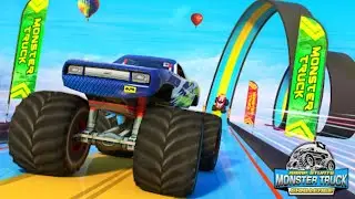 Monster truck riders stunts gameplay video jump #ridergame #trendingsgame #longdriver #anime #games 