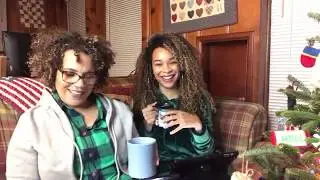 Hanging Out With M.A.D.CURLS | a holly jolly time 🎄✨