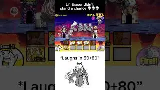 Li&rsquo;l Eraser Vs One Unit 😈 (Battle cats)