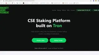 CSE csetron staking platform review