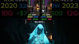 Rtx 3080 vs Rtx 4070 #techmemes #pcgaming #rtx3080 #rtx4070