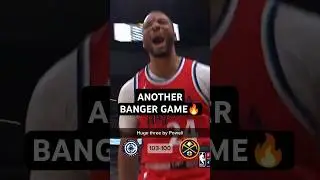 Game 2 Thriller! Nuggets vs Clippers Go Down to the Wire 🏀🔥 #shorts #NBa #Playoffs #jokic #kawhi