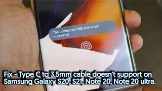 How to Connect Boya mic To Galaxy S20/S20/S20 Ultra/Note 20 Ultra With 3.5mm to USB-C Adapter