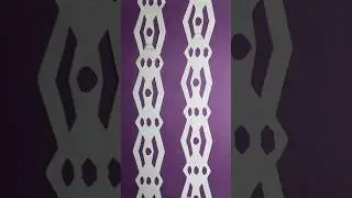 Paper Cutting Design Border Simple | border design for bulletin board #shorts