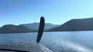 Harbour Air Seaplanes flight YB1502 BEAUTIFUL takeoff from Powell Lake Water Aerodrome / WPL-CXH