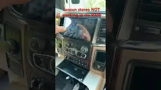 Возникли проблемы с магнитолой Junsun в автомобиле RAM 3500 Laramie Bighorn 2014 года? Какие реше...