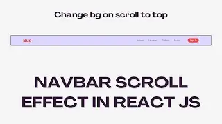 Закрепленная панель навигации при прокрутке с помощью JavaScript и CSS Tailwind | Изменение фона