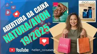 Natura e Avon abrindo caixa, produto novo, spoiler do ciclo novo Cupom de desconto 🤑 