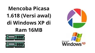 Mencoba Picasa 1.618 (Versi awal) di Windows XP di Ram 16MB