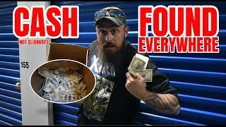 CASH FOUND EVERYWHERE In Abandoned Storage Unit Bought For $300! #GOLDFOUND #CASHFOUND #JEWELRYFOUND