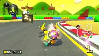 SNES Mario Circuit 3 (Full Race) | Mario Kart 8 Deluxe Booster Pass DLC (Wave 2)